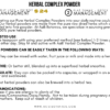 Herbal Complex Detox Powder: Weight loss + Energy