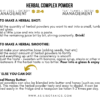 Herbal Complex Detox Powder: Weight loss + Energy