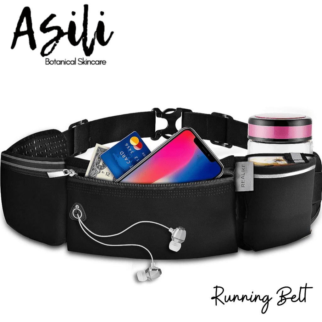 Running Hydration Belt Pack Waist bag Asili Botanics