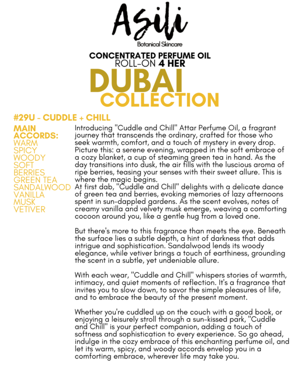 Dubai Collection- Perfume OILS 4 HER